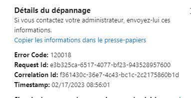 error code 120018